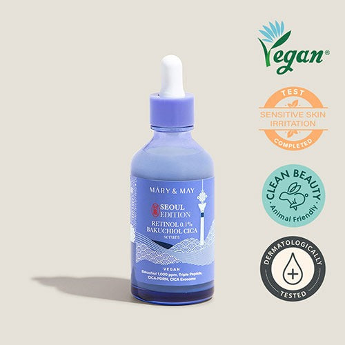 Mary&May Retinol 0.1% + Bakuchiol Cica Serum 80ml