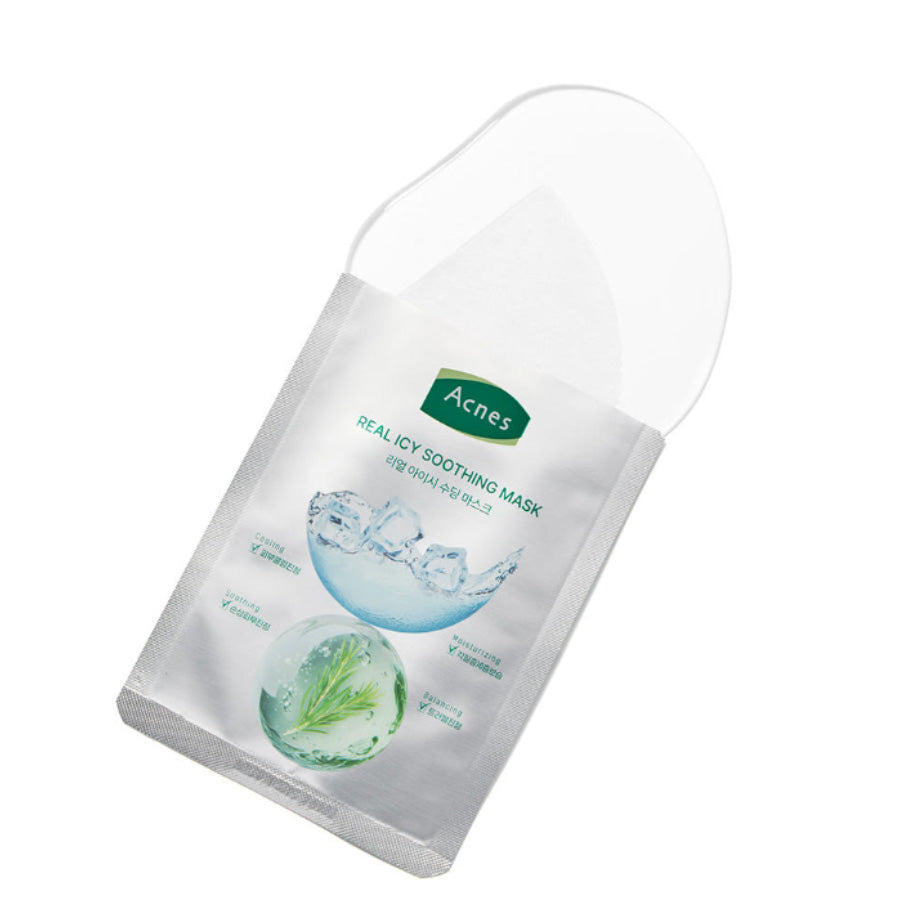 Acnes Real Icy Soothing Mask (10 pieces)
