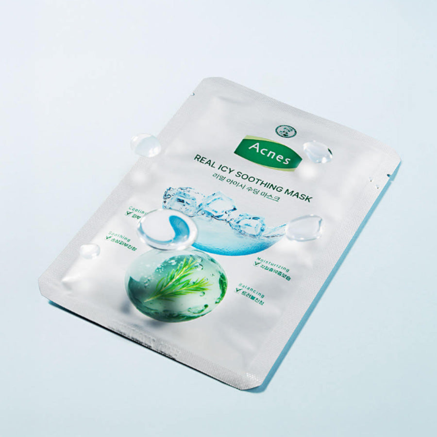 Acnes Real Icy Soothing Mask (10 pieces)