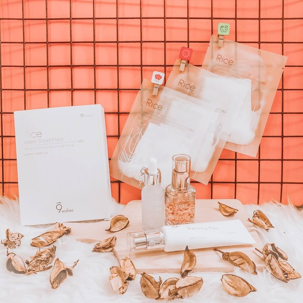 9wishes Rice Water Sheet Mask 25ml 10ea - DODOSKIN