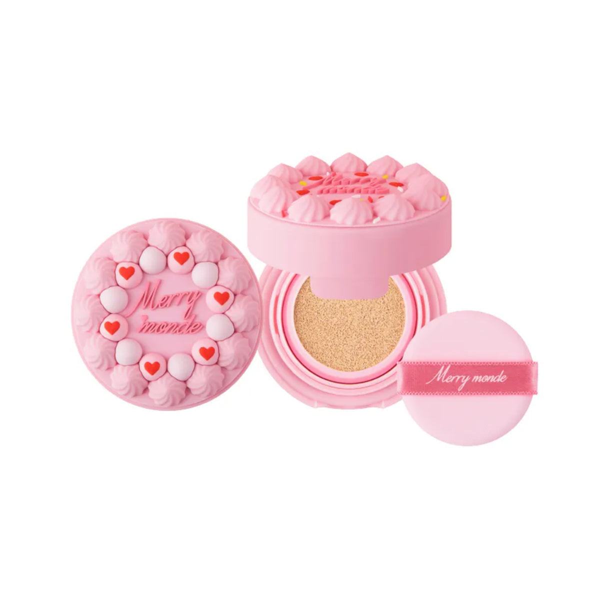 Merry monde Happy Your Day Cushion (Original + Refill) 3 Colors