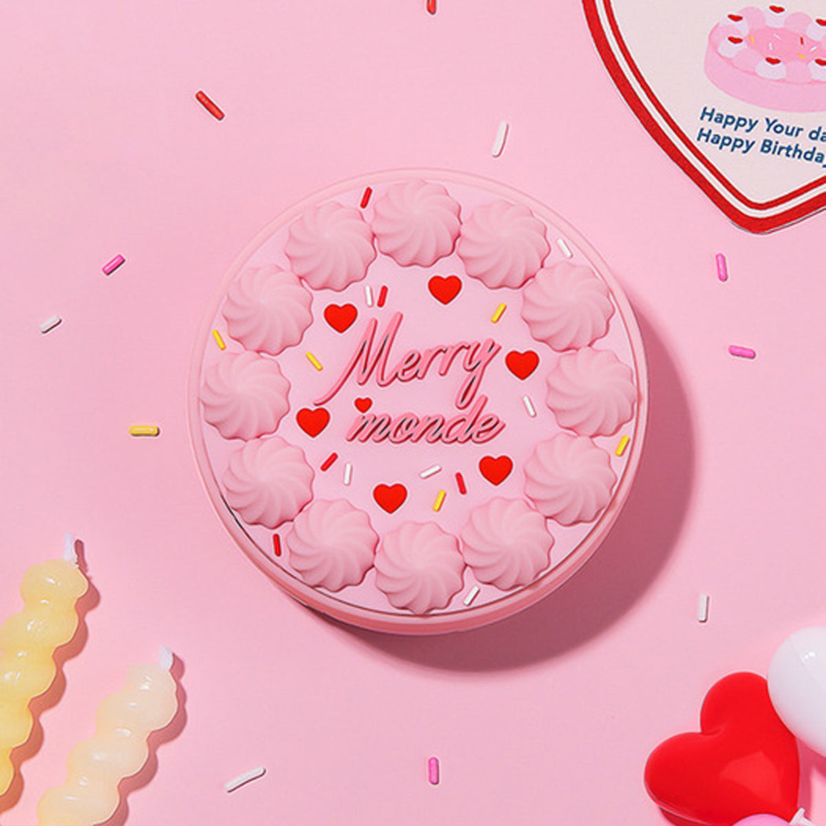 Merry monde Happy Your Day Cushion (Original + Refill) 3 Colors