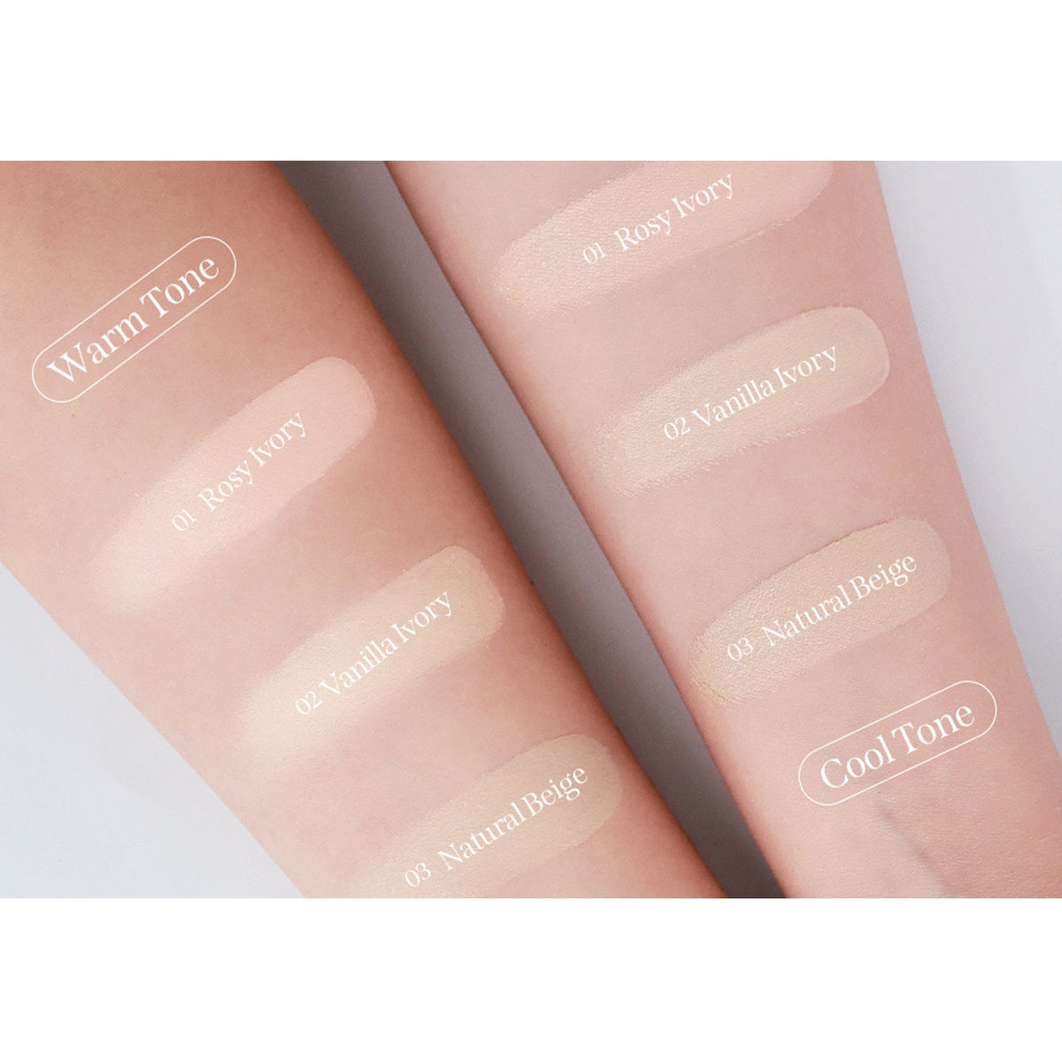 Milk Touch durante todo el día Fit Soft Velvet Set (Main + Replete) 3 Colores