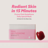 Milk Touch Plum Pink Glutathione Gentle Daily Brighting Mask 330G x 30 Hojas
