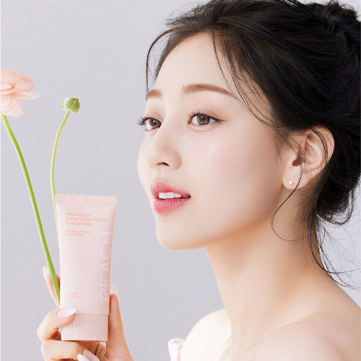 Milk Touch Filtro de tono de nieve crema solar 50 ml 3 tipos