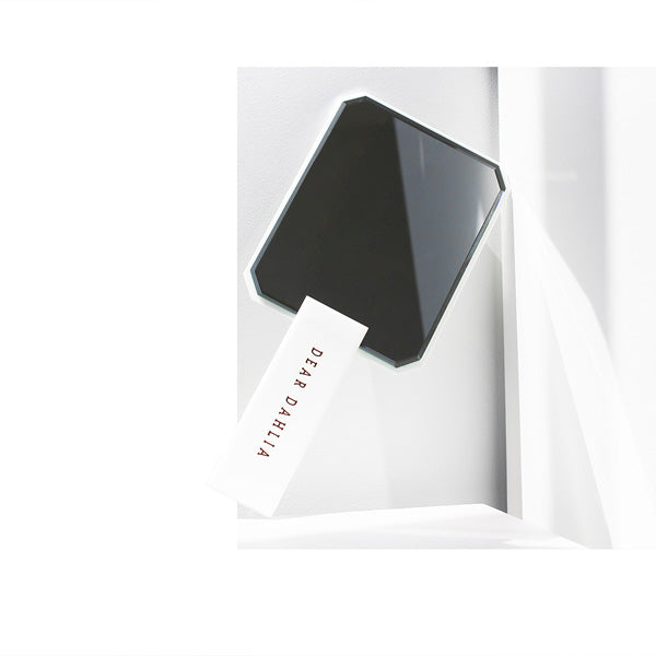 DEAR DAHLIA Classic octagonal hand mirror 11.5cm (D) x 25cm (W)