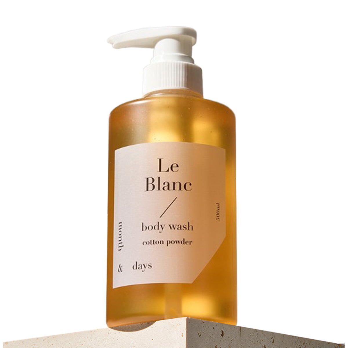 Month & Days Le Blanc Perfume Body Wash Cotton Powder 500ml