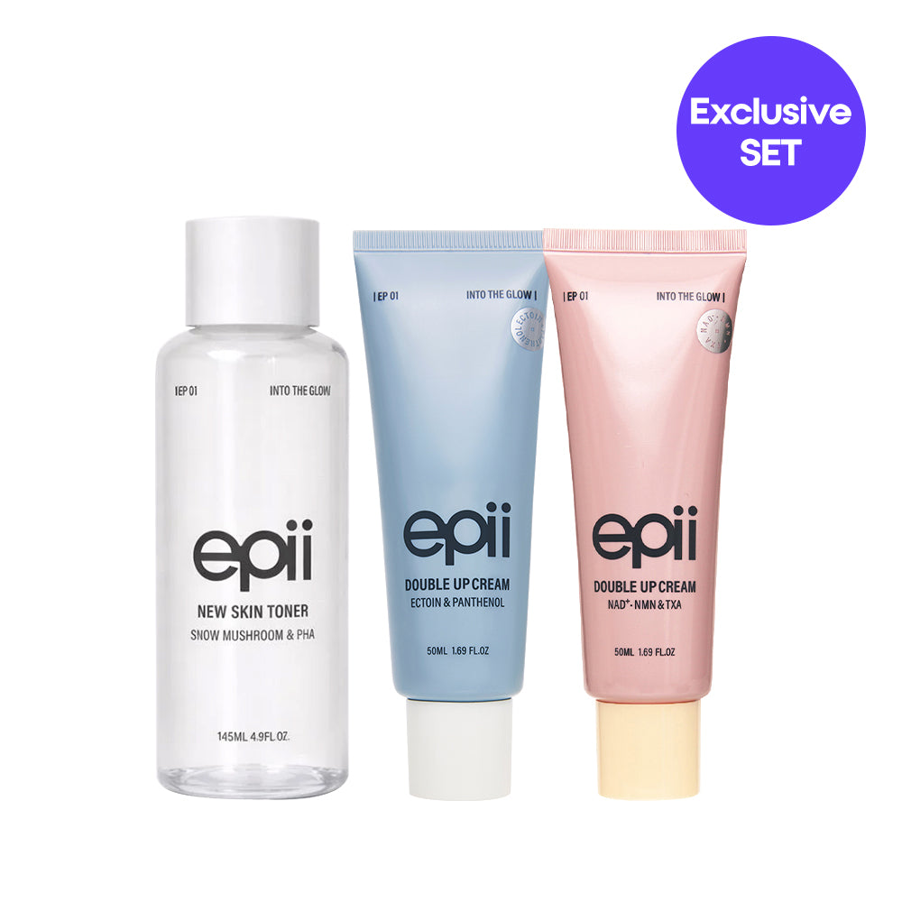 epii New Skin Toner 145ml + Ectoin & Panthenol 50ml + NAD+・NMN & TXA 50ml