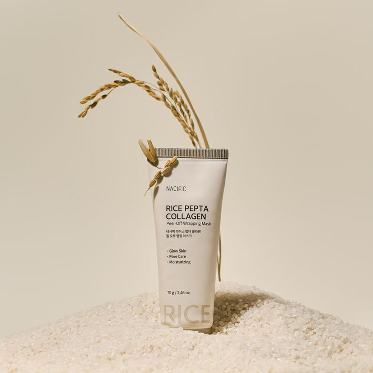 NACIFIC Rice Pepta Collagen Peel-Off Wrapping Mask 70g