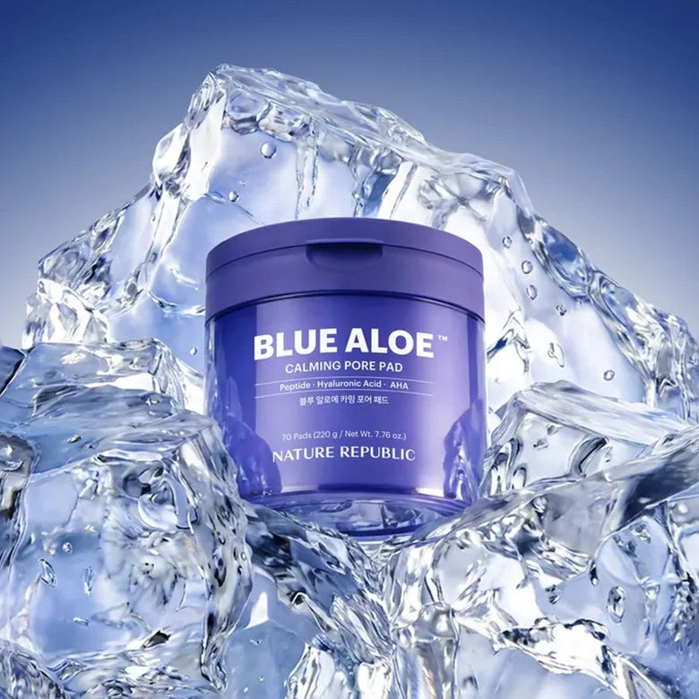 NATURE REPUBLIC Blue Aloe Calming Pore Pad 220g 70ea