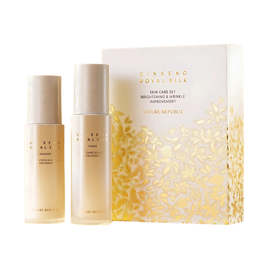 NATURE REPUBLIC Ginseng Royal Silk Skincare 2-Piece Set