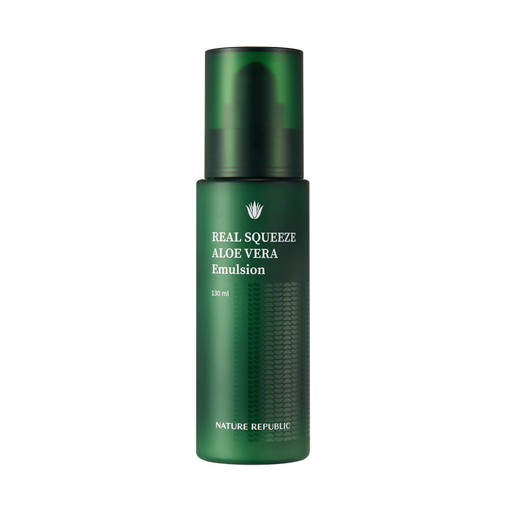 NATURE REPUBLIC Real Squeeze Aloe Vera Toner + Emulsion (150ml + 130ml)