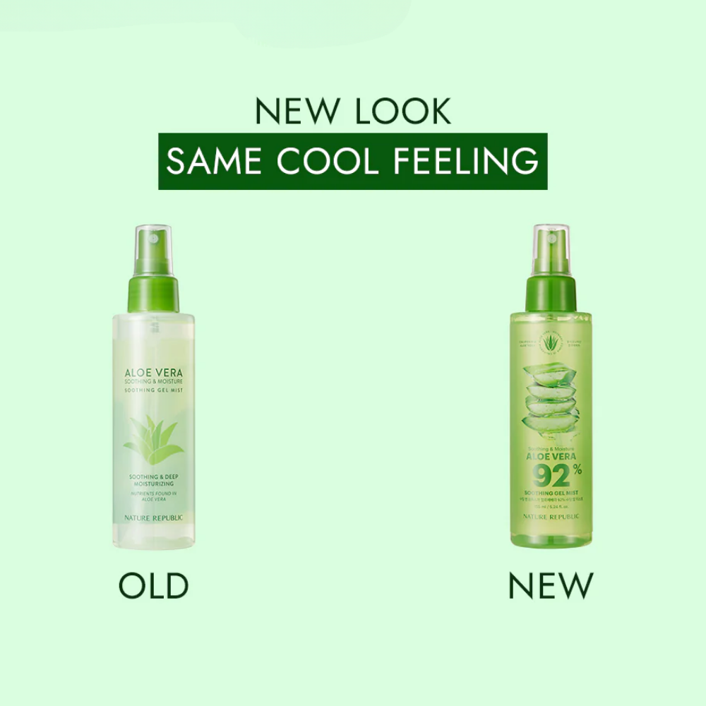 NATURE REPUBLIC Soothing & Moisture Aloe Vera 92% Soothing Gel Mist 150ml