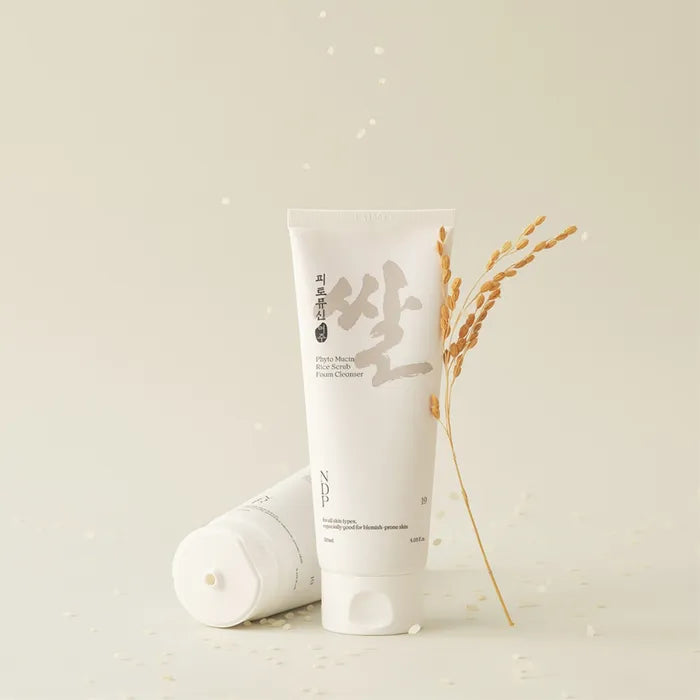 NDP Phytomucin Rice Scrub Cleansing Foam 120ml