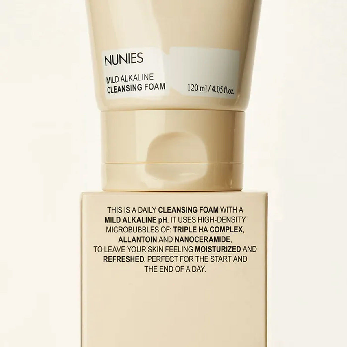 NUNIES Mild Alkaline Cleansing Foam Hyaluron Whip 120ml