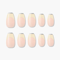 MUZMAK Nail Tips 36pcs #Novella(Coffin)