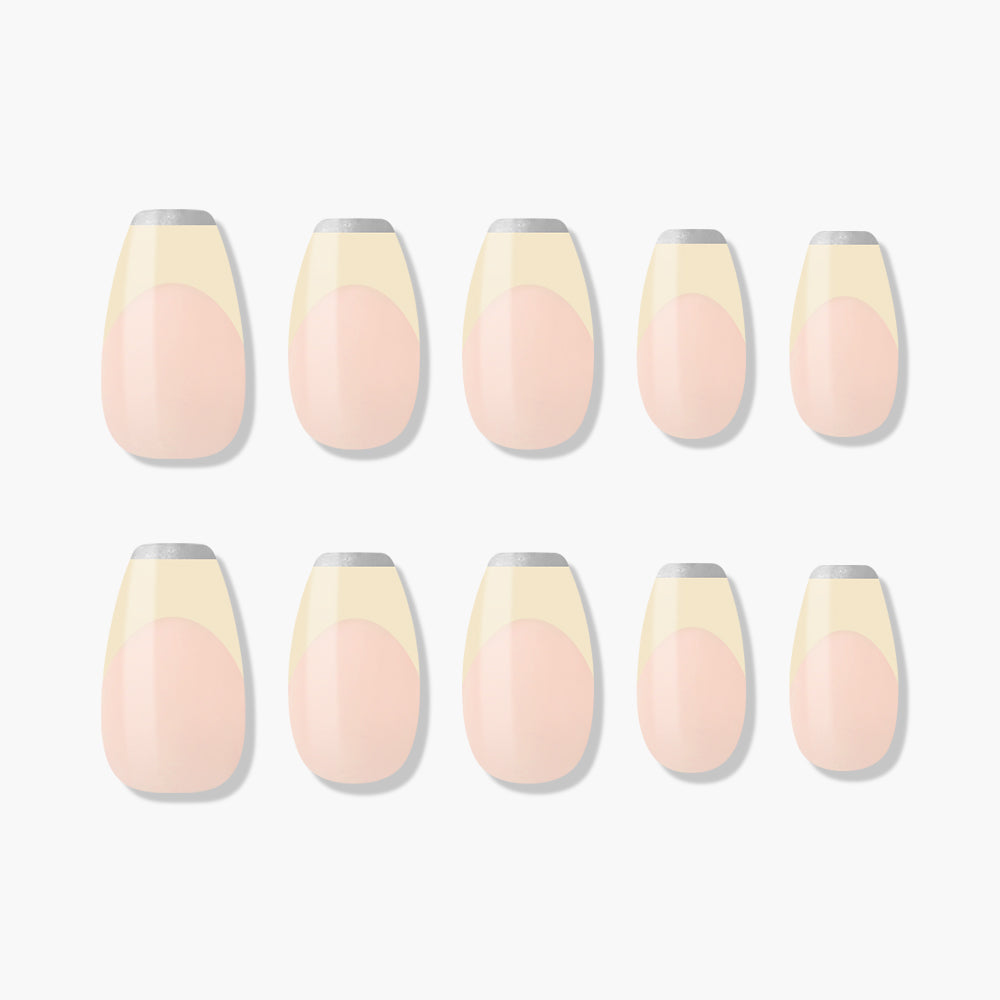 MUZMAK Nail Tips 36pcs #Novella(Coffin)