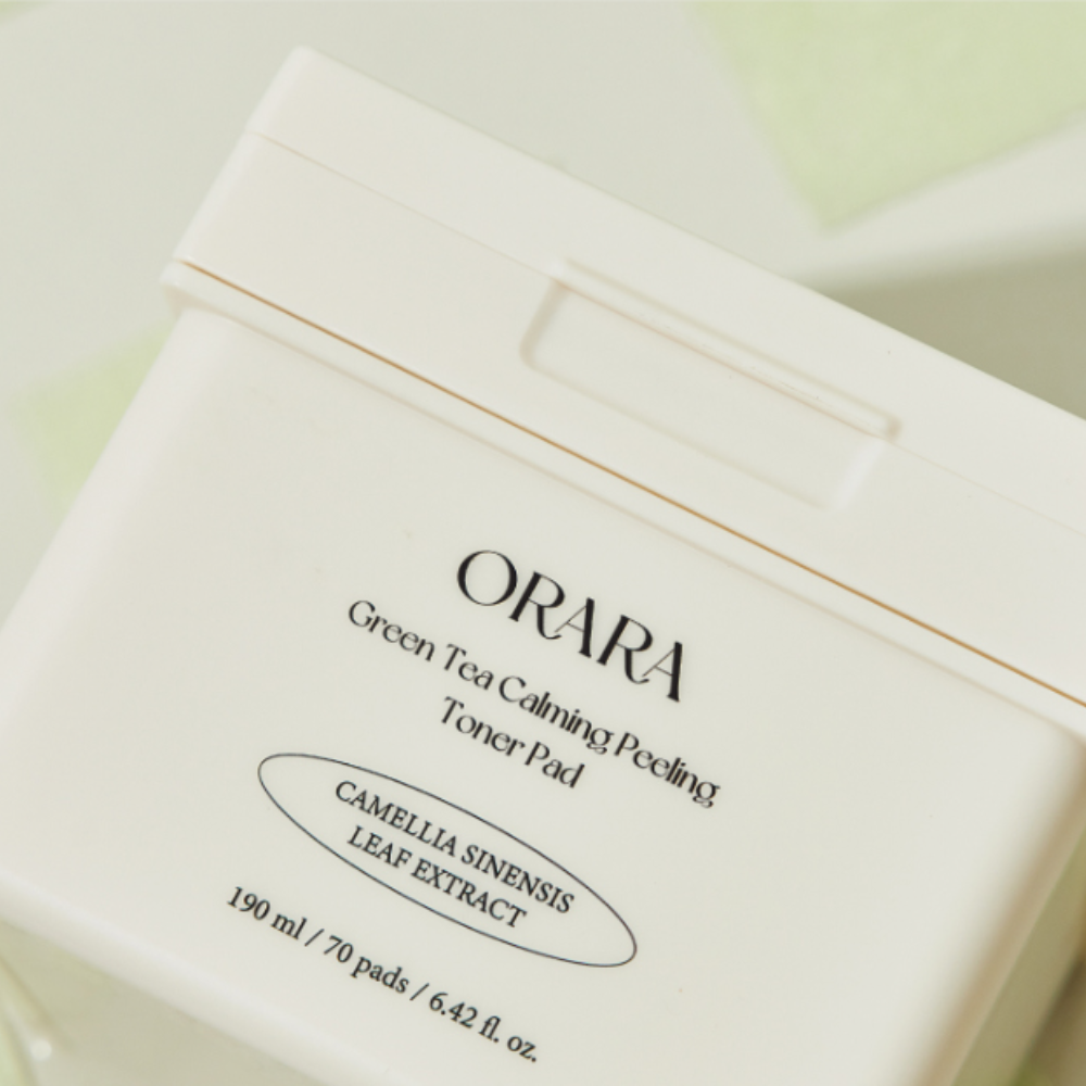 ORARA Green Tea Calming Peeling Toner Pads 190ml * 70 Pads