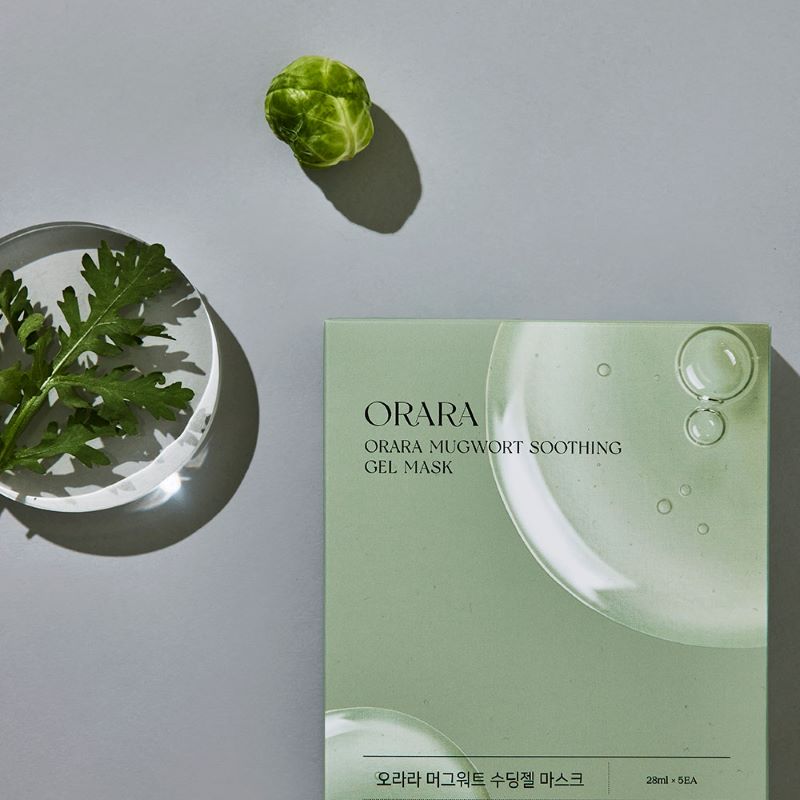 ORARA Mugwort Soothing Gel Mask 28ml x 5ea