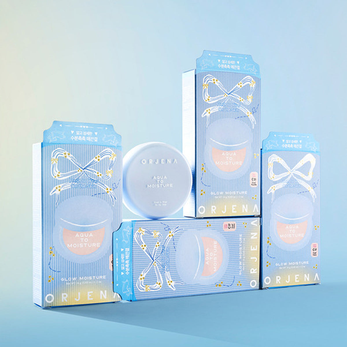 ORJENA Aqua To Moisture Cushion (Main Product + Refill) 4 colors