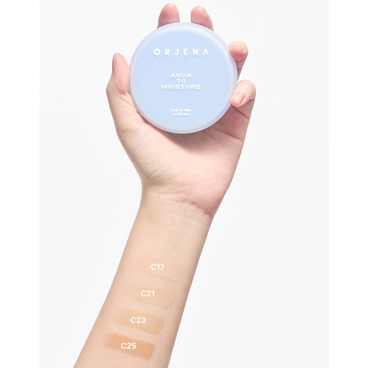 ORJENA Aqua To Moisture Cushion (Main Product + Refill) 4 colors