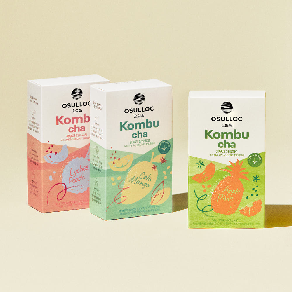 OSULLOC Kombucha 30 Sticks (3 Flavors)