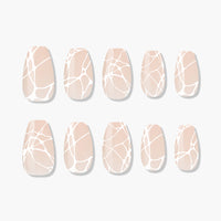 MUZMAK Nail Tips 36pcs #Objet(Coffin)