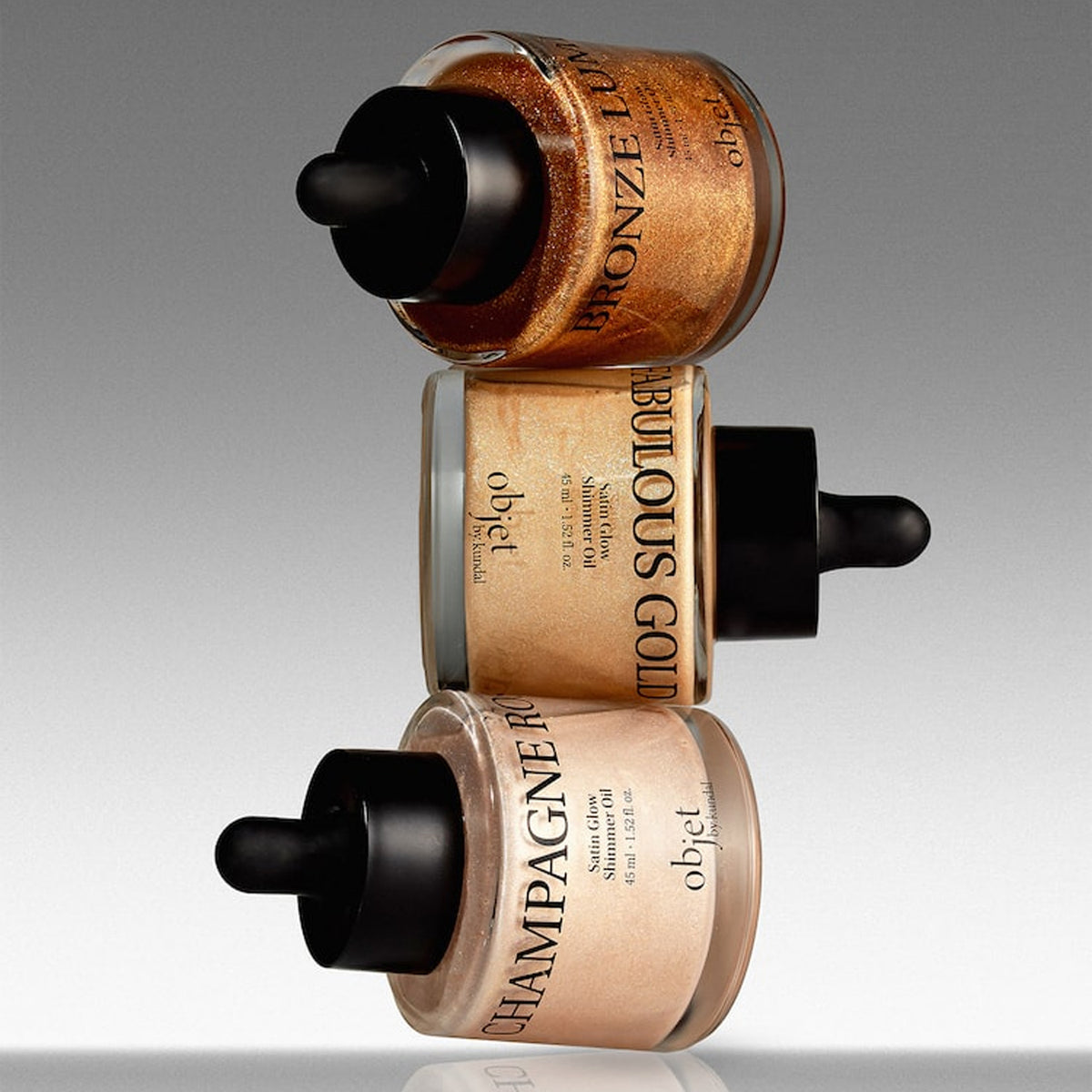 Objet by KUNDAL Satin Glow Shimmer Oil 45ml 3 Colors
