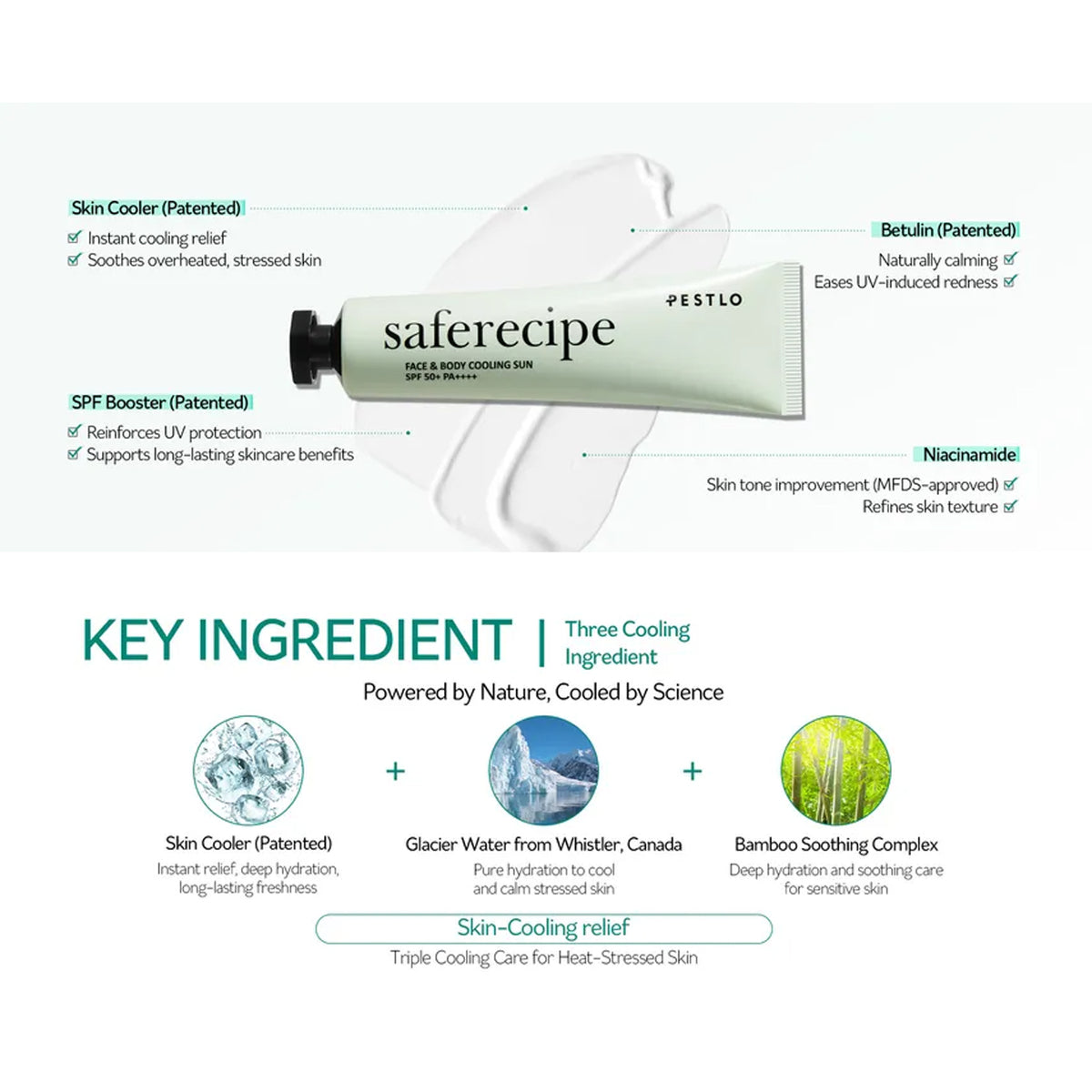 PESTLO Saferecipe Face & Body Cooling Sun 100ml