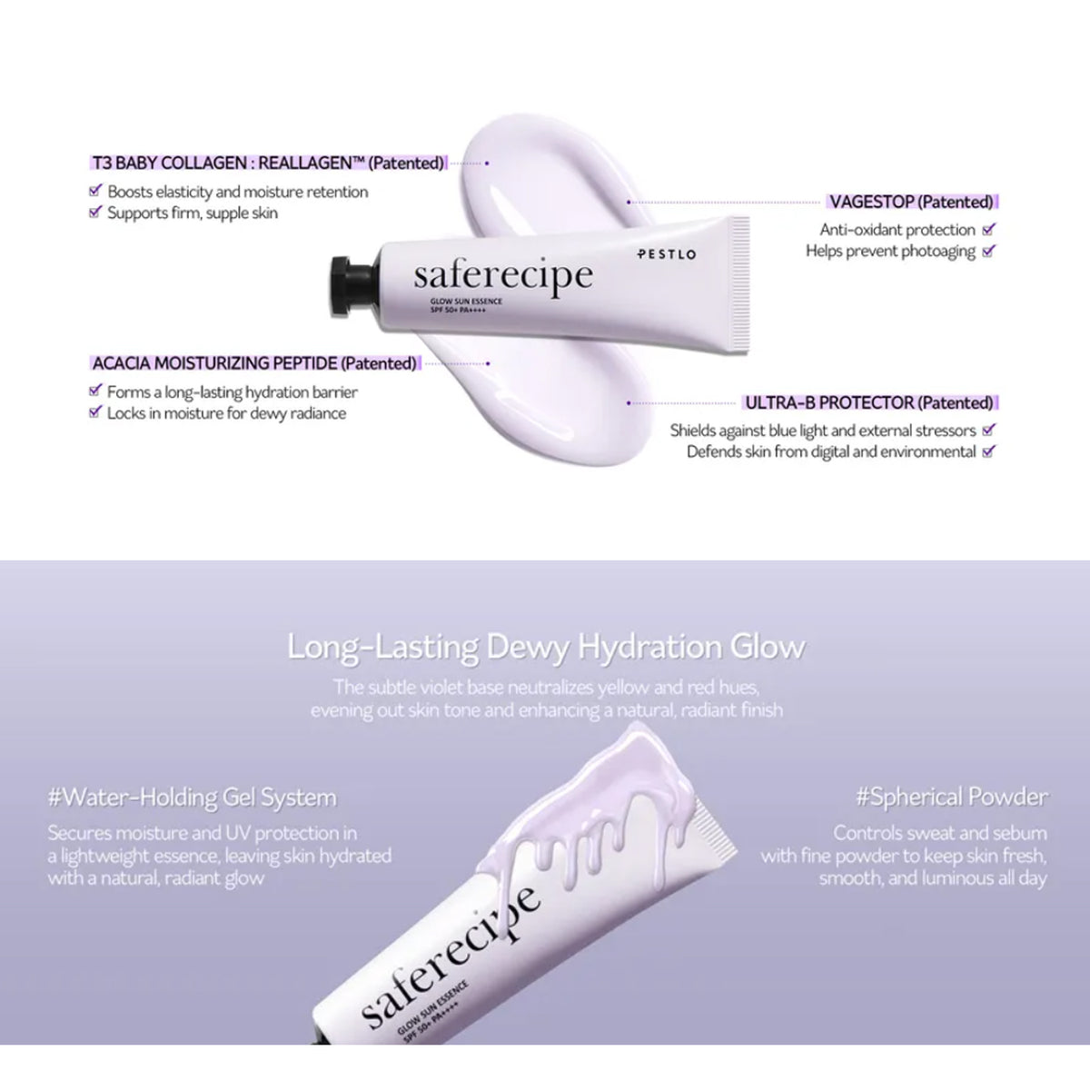 PESTLO Saferecipe Glow Sun Essence 50ml