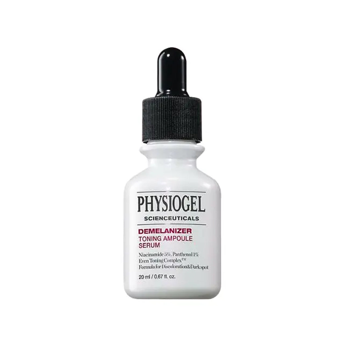 PHYSIOGEL Scienceuticals Demelanizer Toning Ampoule Serum 20ml