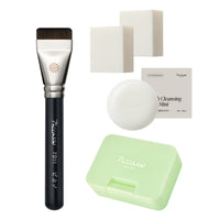 PICCASSO FB11 Milchak Base Makeup Set (FB11 + 2 Latex Sponges + Brush Soap Mini + Sponge Case)