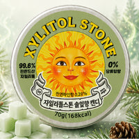 XYLITOL STONE Tin Case Pine Tree 70g