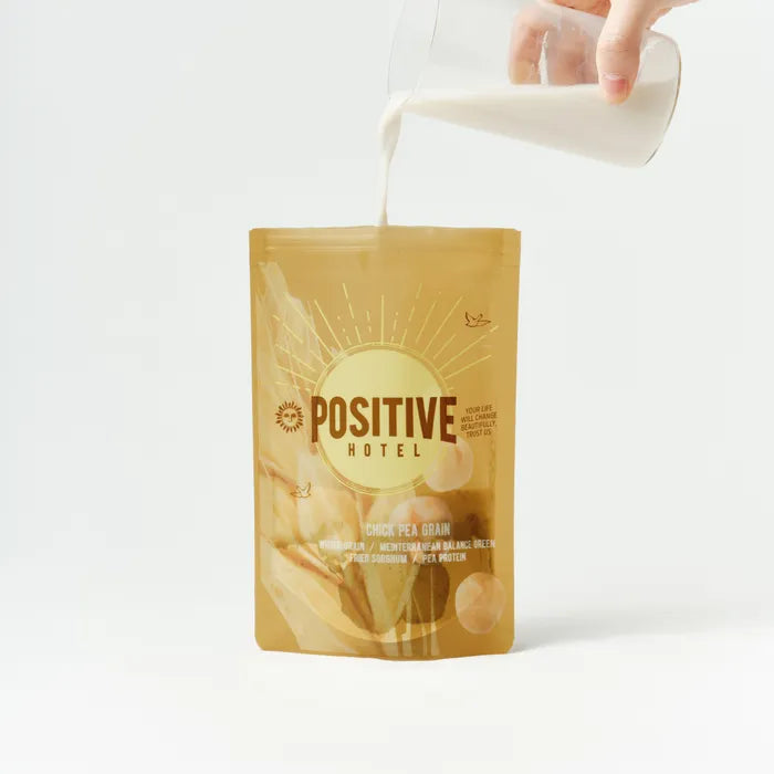 Shake de proteína de grano Mediterranean Bag Positive Hotel - Sartas de 45g × 9 (1 caja)