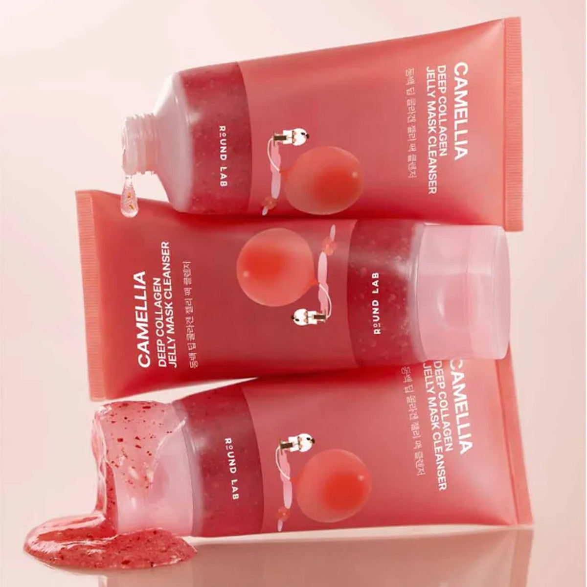ROUND LAB Camellia Deep Collagen Jelly Mask Cleanser 150ml