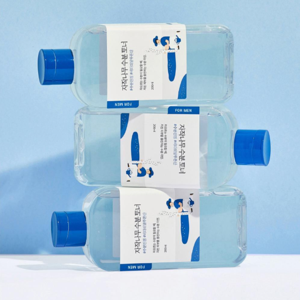 ROUND LAB For Men Birch Juice Toner/Cream Limited Set (+Clay Pack 50ml)