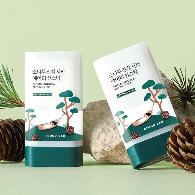 ROUND LAB Pine Soothing Cica Airy Sun Stick 19g