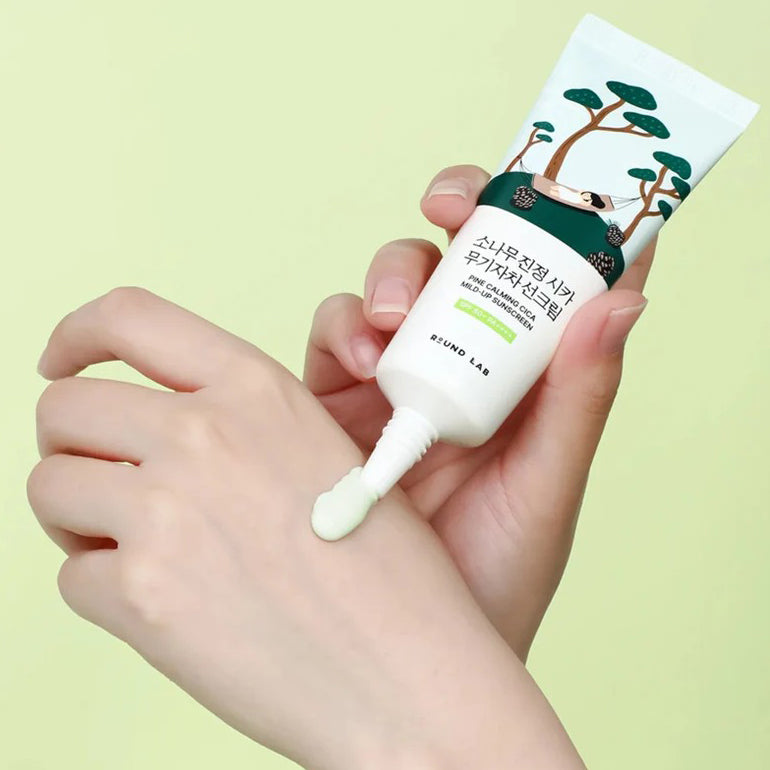 ROUND LAB Pine Soothing Cica Mineral Sunscreen SPF50+ PA++++ 40ml