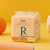 Rael Organic Cotton Cover Panty Liners 6 Packs (Regular)