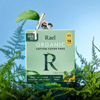 Rael Organic Cotton Cover Sanitary Pads 6-Pack Set (Large)