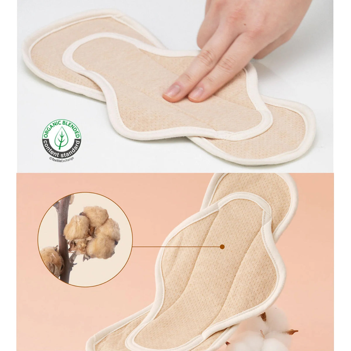 Rael Reusable Organic Cloth Menstrual Pad – Overnight