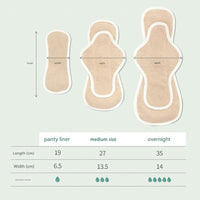 Rael Reusable Organic Cloth Menstrual Pad – Overnight