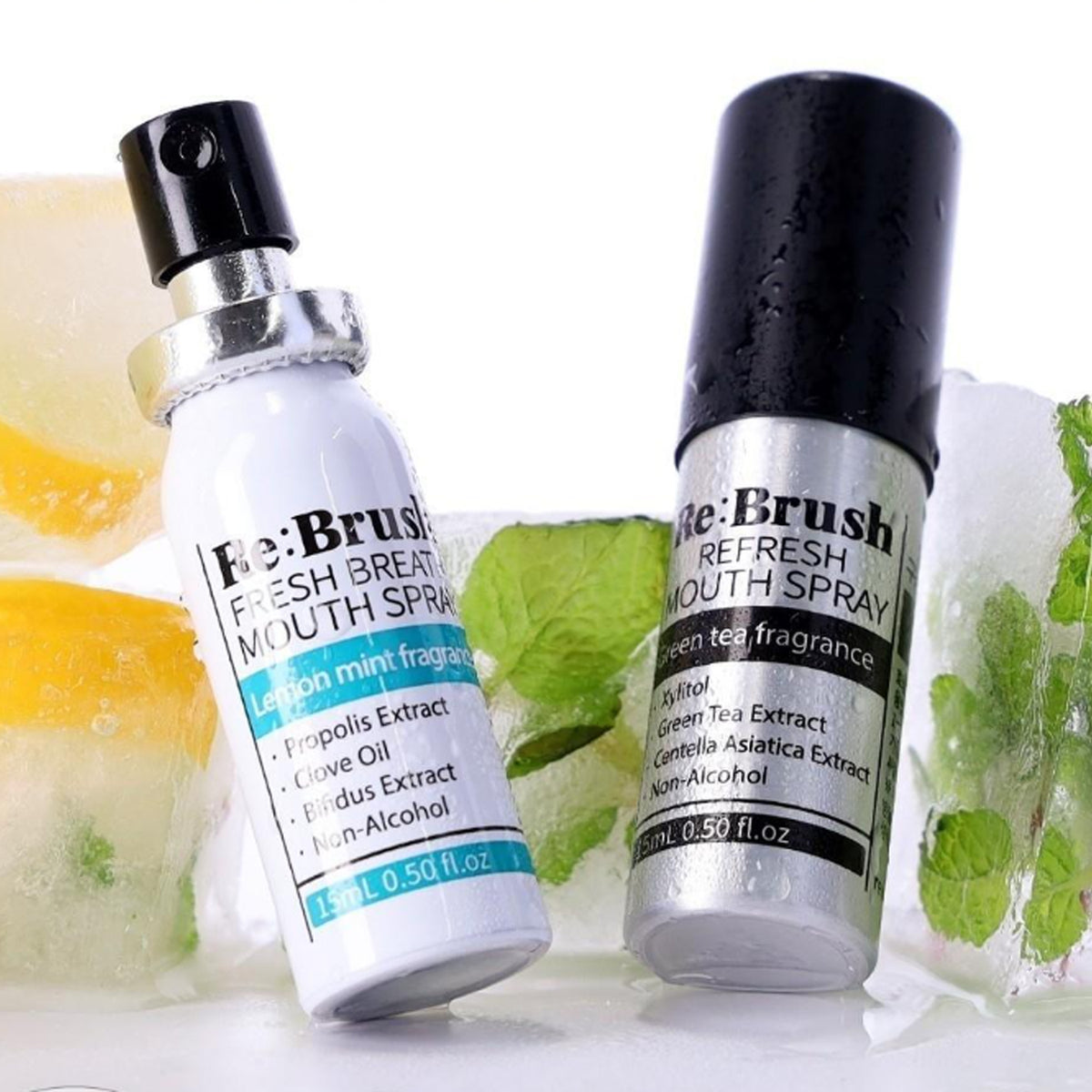 Re:Brush Alcohol-Free Oral Spray 15ml 2 Types