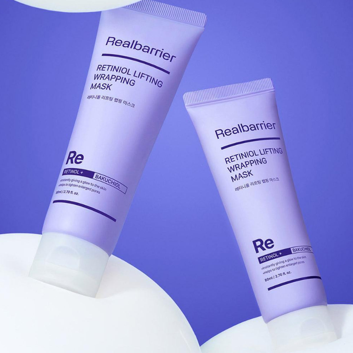 Real Barrier Máscara de envoltura de elevación de retiniol 80 ml