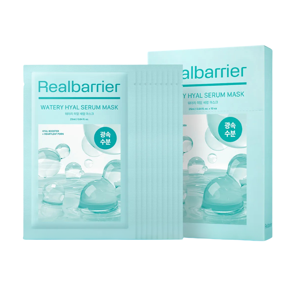 Real Barrier Watery Hyal Serum Mask 25ml X 10 sheets