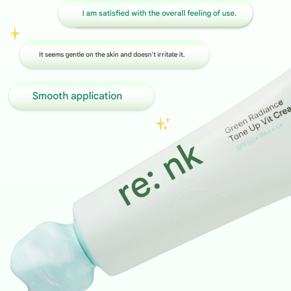 Re:nk Green Radiance Tone-Up Vit Cream SPF50+ PA++++ 50ml
