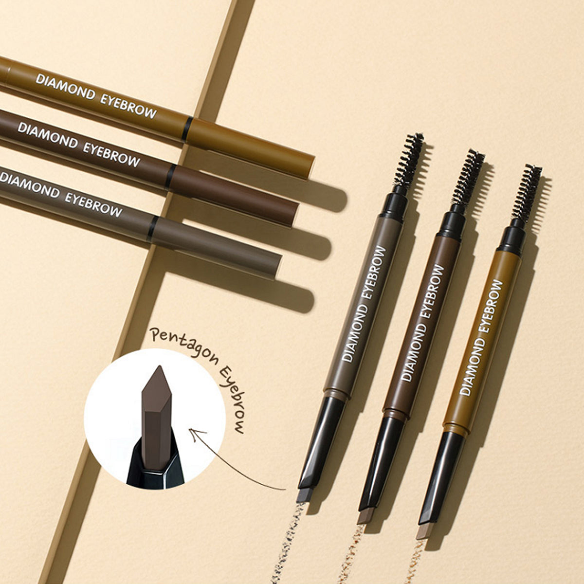 Ceja de diamantes rire 0.35g 3 colores