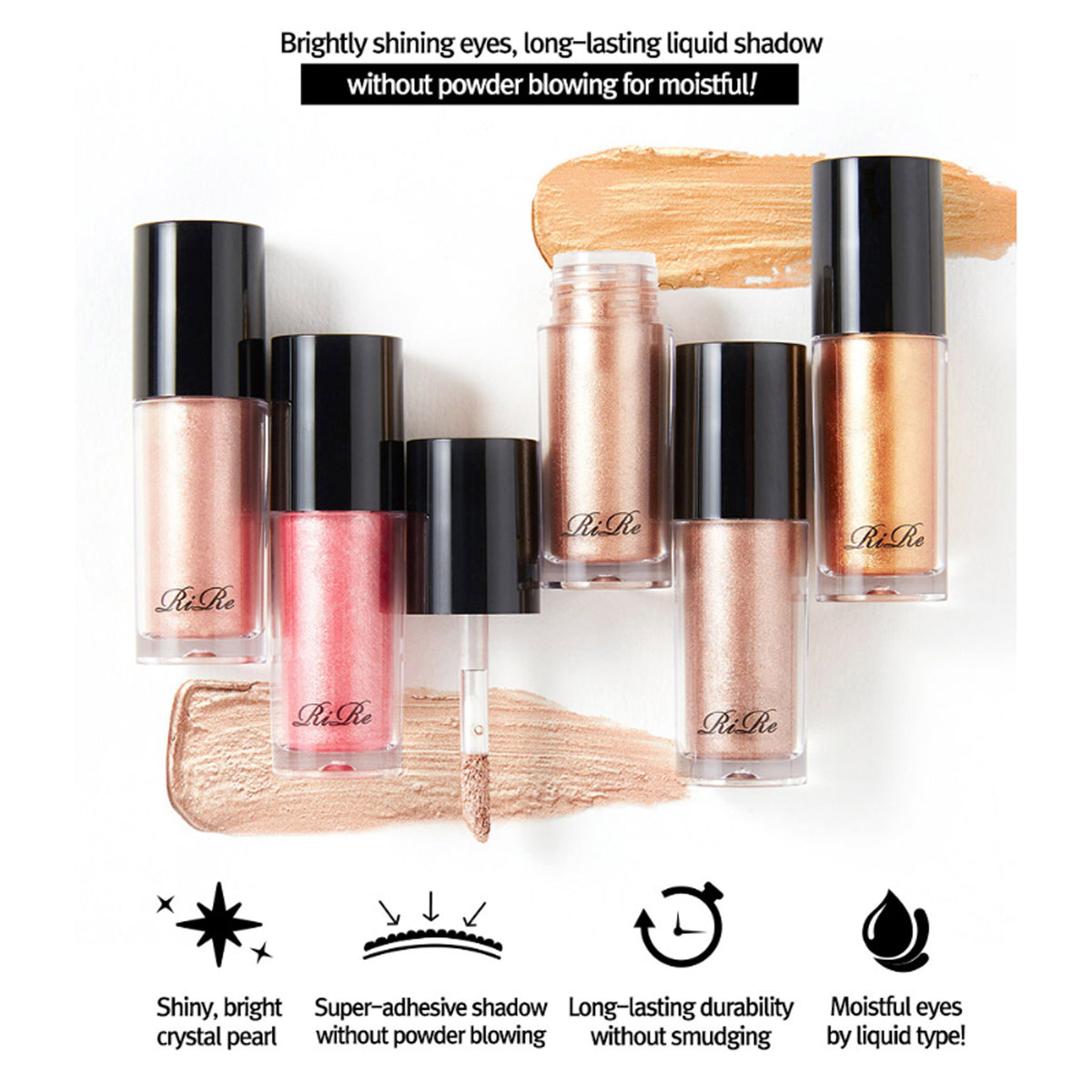 RiRe Luxe Liquid Shadow 5g 5 Colors