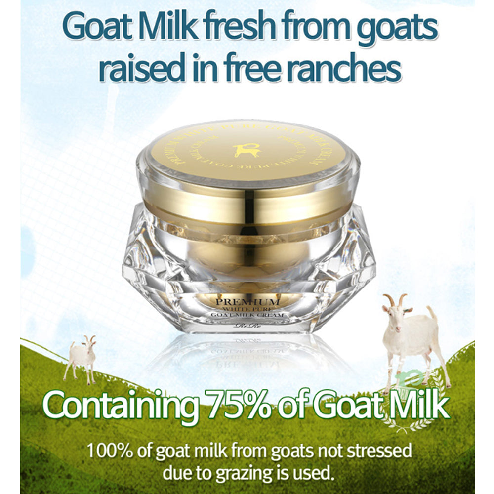 RiRe Premium White Pure Goat Milk Cream 50ml