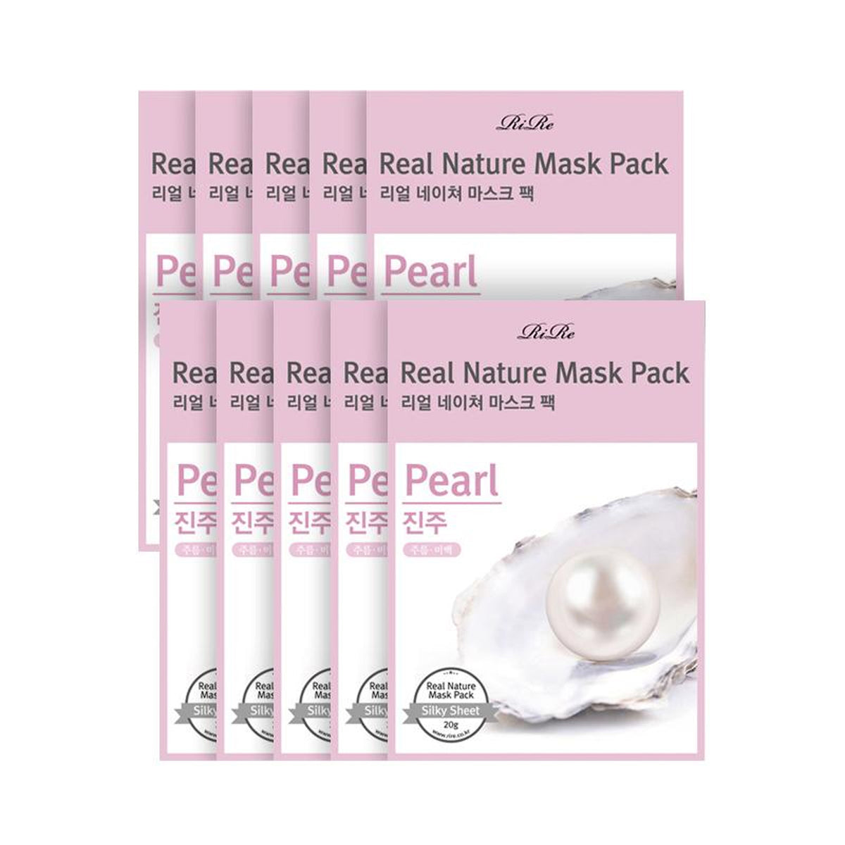 RiRe Real Nature Mask Pack Pearl 10ea